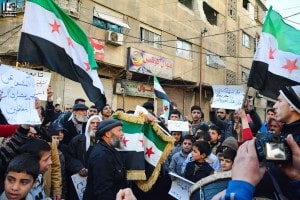 Demo in Douma gegen das Assad-Regime und für Freiheit 11.03.2016