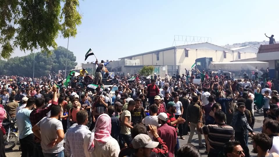 Proteste an der türkischen Grenze